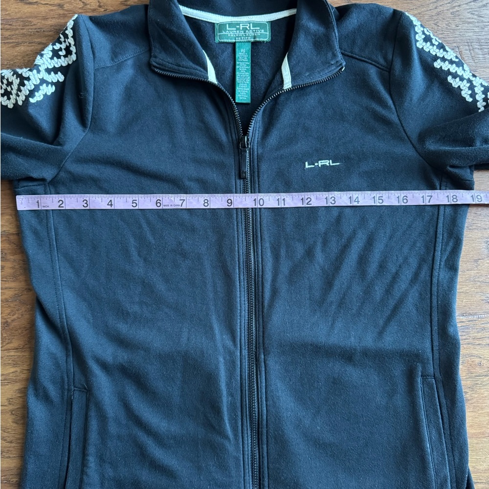 Lauren Ralph Lauren Black Embroidery Active Jacket - Picture 7 of 11